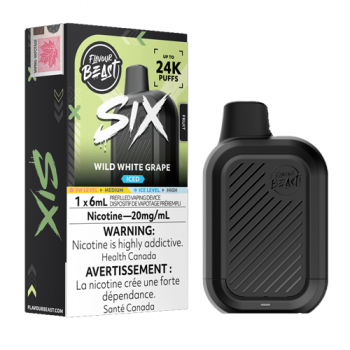 Beast SIX Wild White Grape Iced 20mg